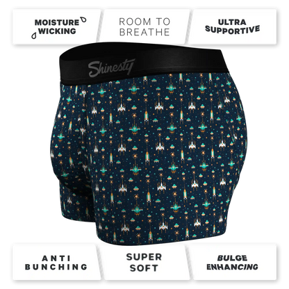 The Space Commando | Spaceship Ball Hammock® Pouch Trunks Underwear