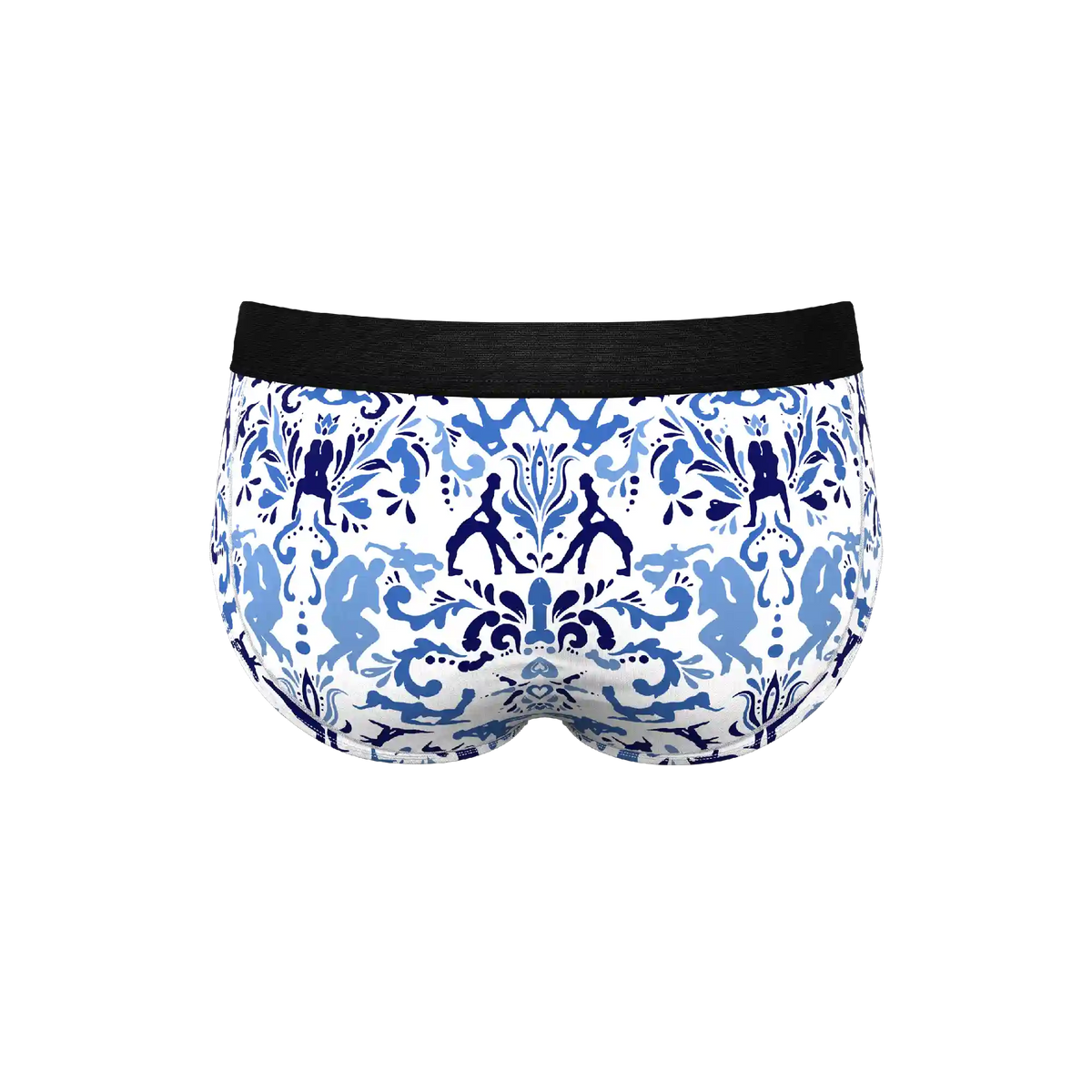 The Risqué Rorschach  | Blue Willow Ball Hammock® Pouch Underwear Briefs