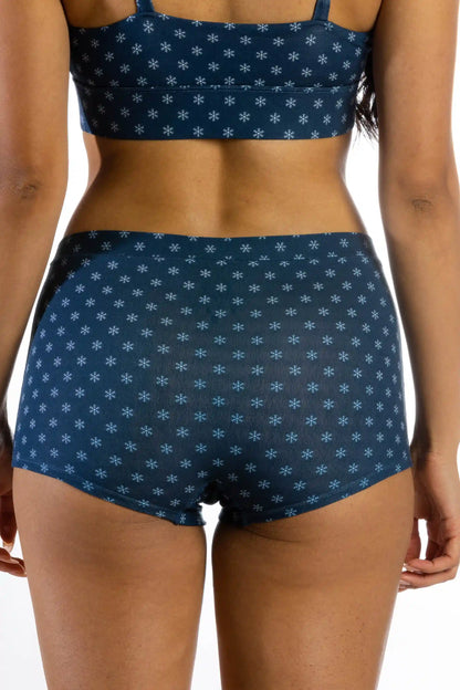 The Avalanche | Color Changing Snowflake Modal Boyshort Underwear