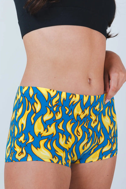 The Fire Crotch | Flames Modal Boyshort Underwear