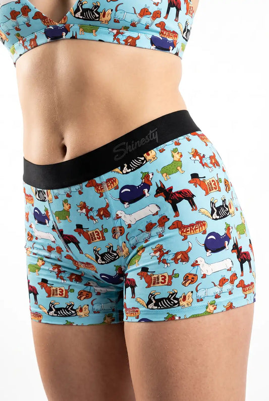The Halloweenies | Halloween Dogs Women’s Boxers