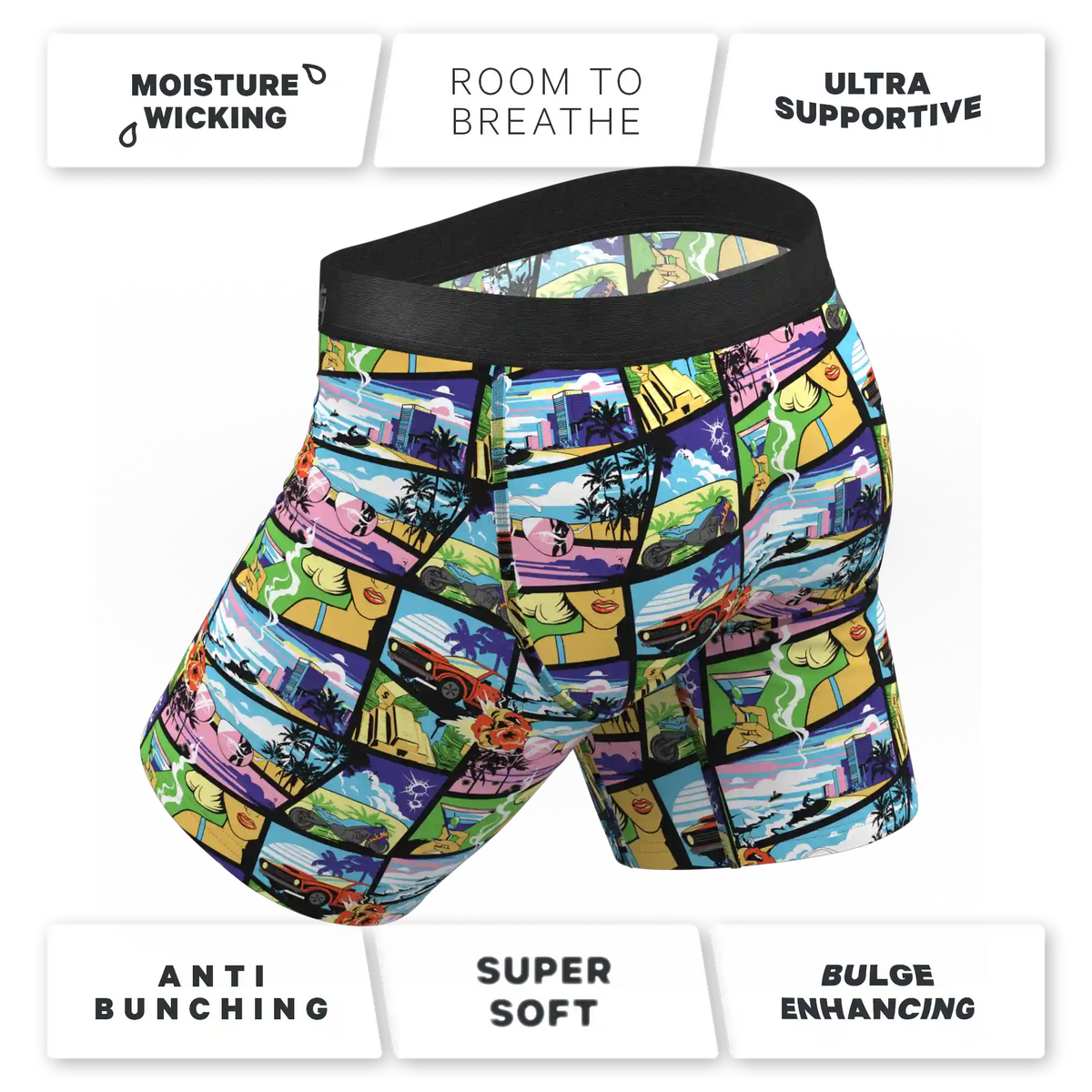 The Gas Pedal | Pop Art Ball Hammock® Boxer - Long Leg