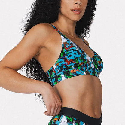The Monster Smash | Halloween Characters Boob Hammock™ Plunge Bralette