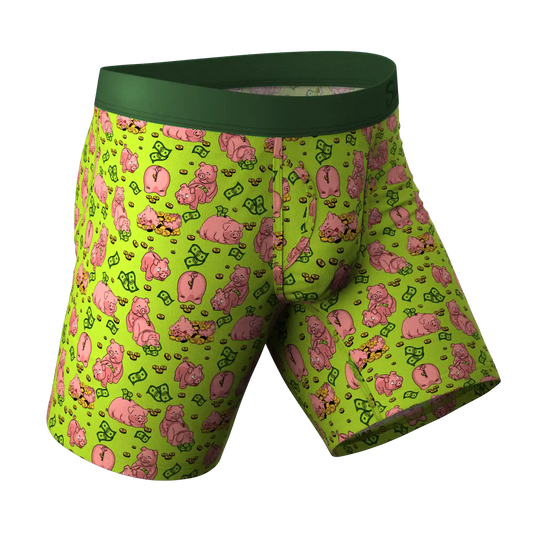 The Hog Heaven | Piggy Bank Ball Hammock® Boxer - Long Leg