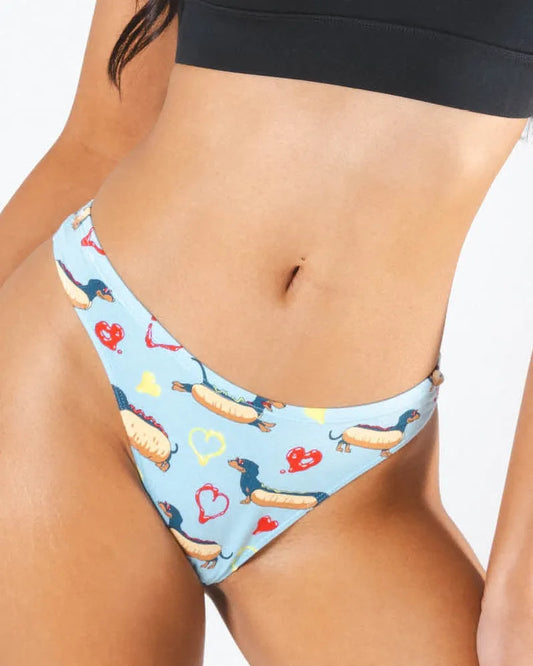 The Lovely Wiener | Wiener Dogs MicroModal Thong