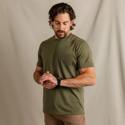The Manzanilla | Olive Everyman™ Pocket T Shirt