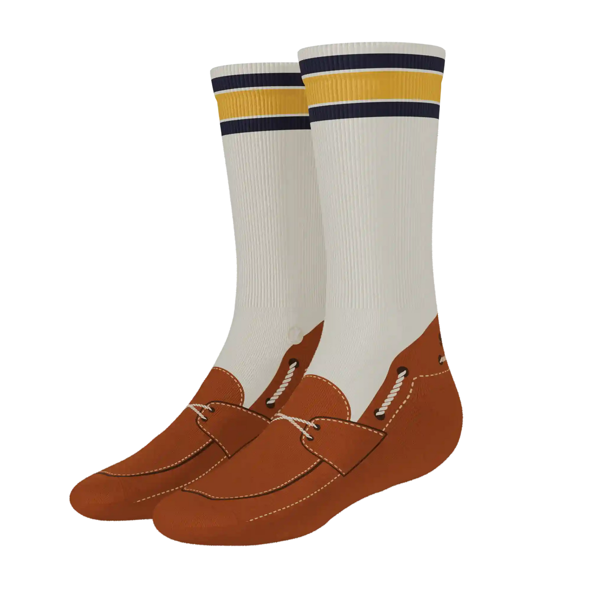 The Boat's Rockin' | Boat Shoe Heel Hammock™ Crew Socks