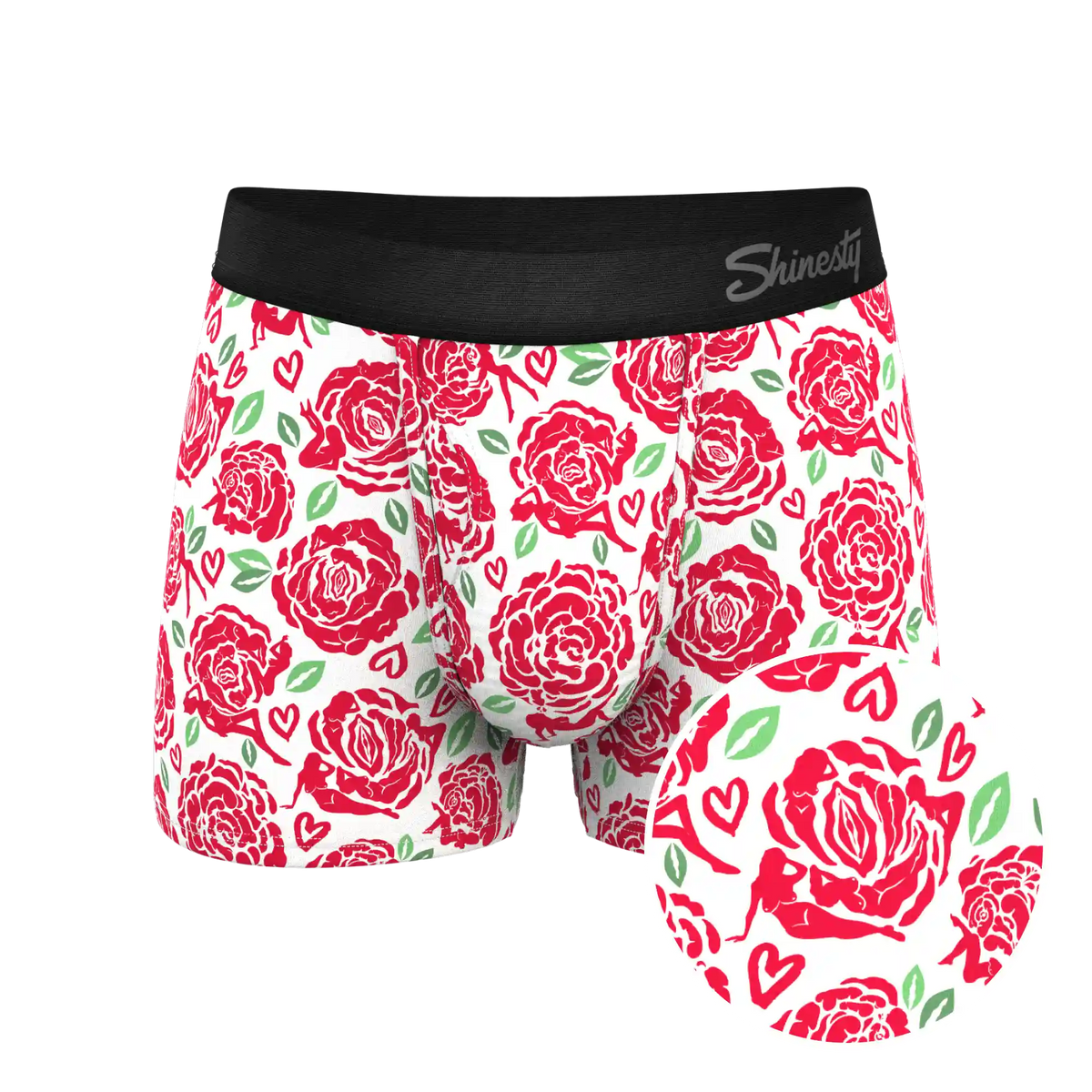 The Bloom With A View | Naughty Roses Ball Hammock® Pouch Trunks Underwear