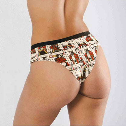 The Bottomless Blackjack | Vintage Playing Cards Cheeky Underwear