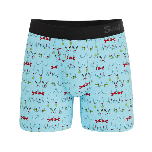 The Mistletots | Christmas Bust Ball Hammock® Pouch Underwear With Fly