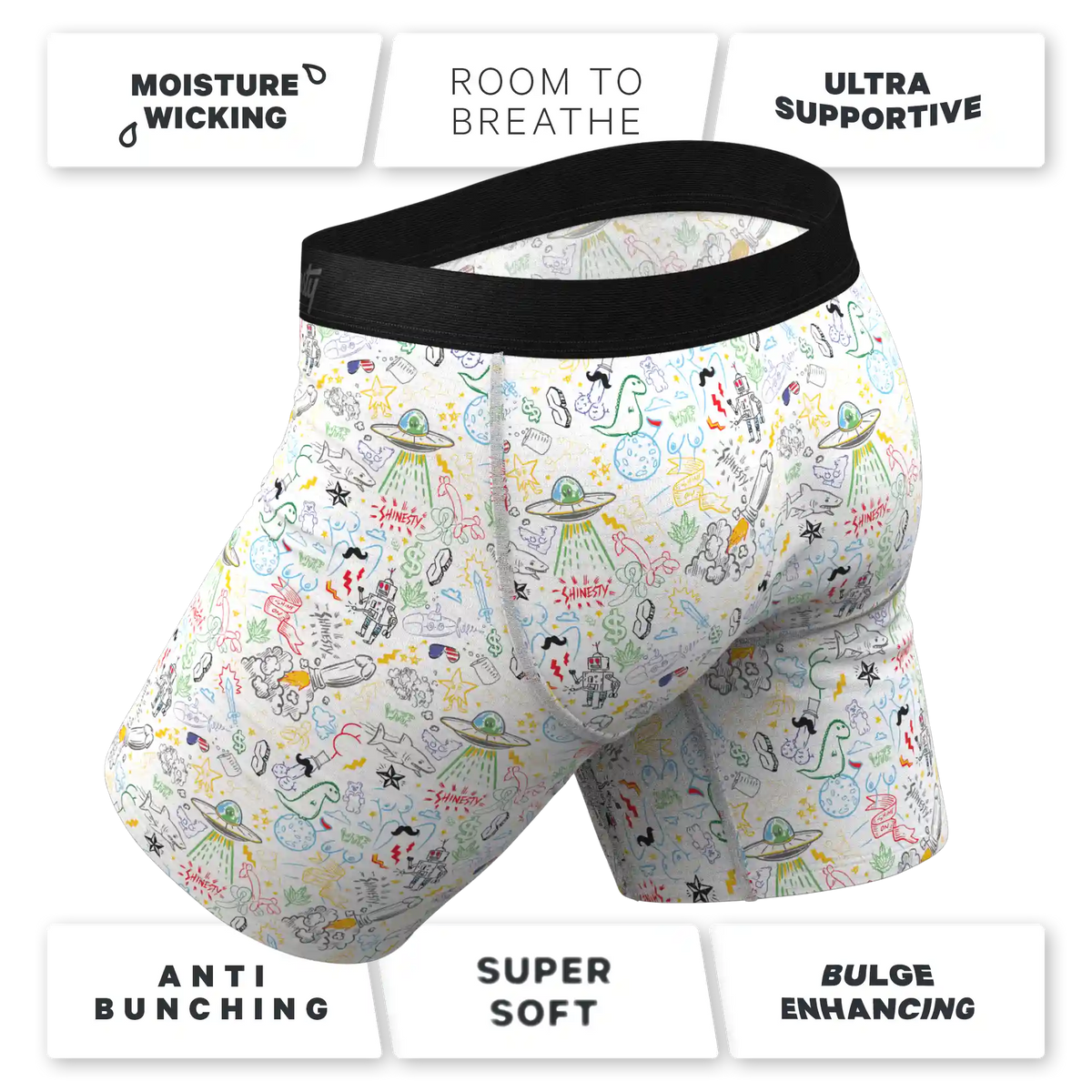 The Daily Detention | Doodle Ball Hammock® Boxer - Long Leg