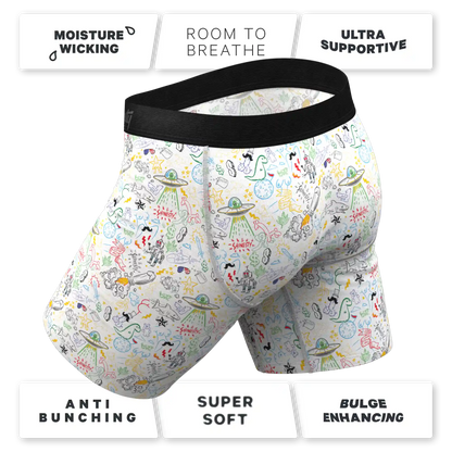 The Daily Detention | Doodle Ball Hammock® Boxer - Long Leg