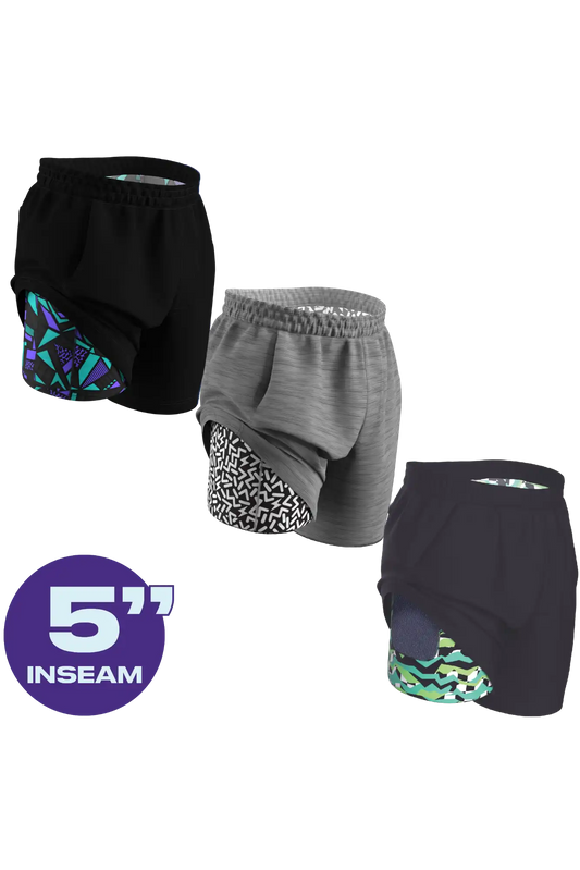 The Athlete | Ball Hammock® 5 Inch Athletic Shorts 3 Pack