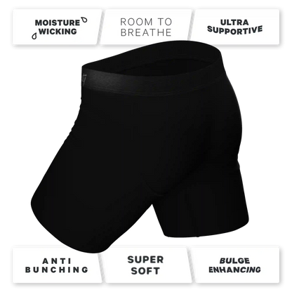 The Black Tie Wedding | Long Leg Ball Hammock® Pouch Boxers With Fly 3 Pack