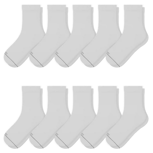 The Blizzard | Heel Hammock™ Quarter Crew Socks 10 Pack