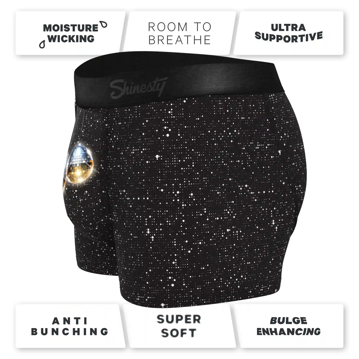 The Discotheque | Disco Ball Ball Hammock® Pouch Trunks Underwear
