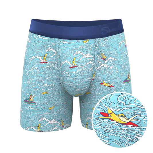 The Surfin' Turf | Shinesty Surfer Ball Hammock® Pouch Underwear
