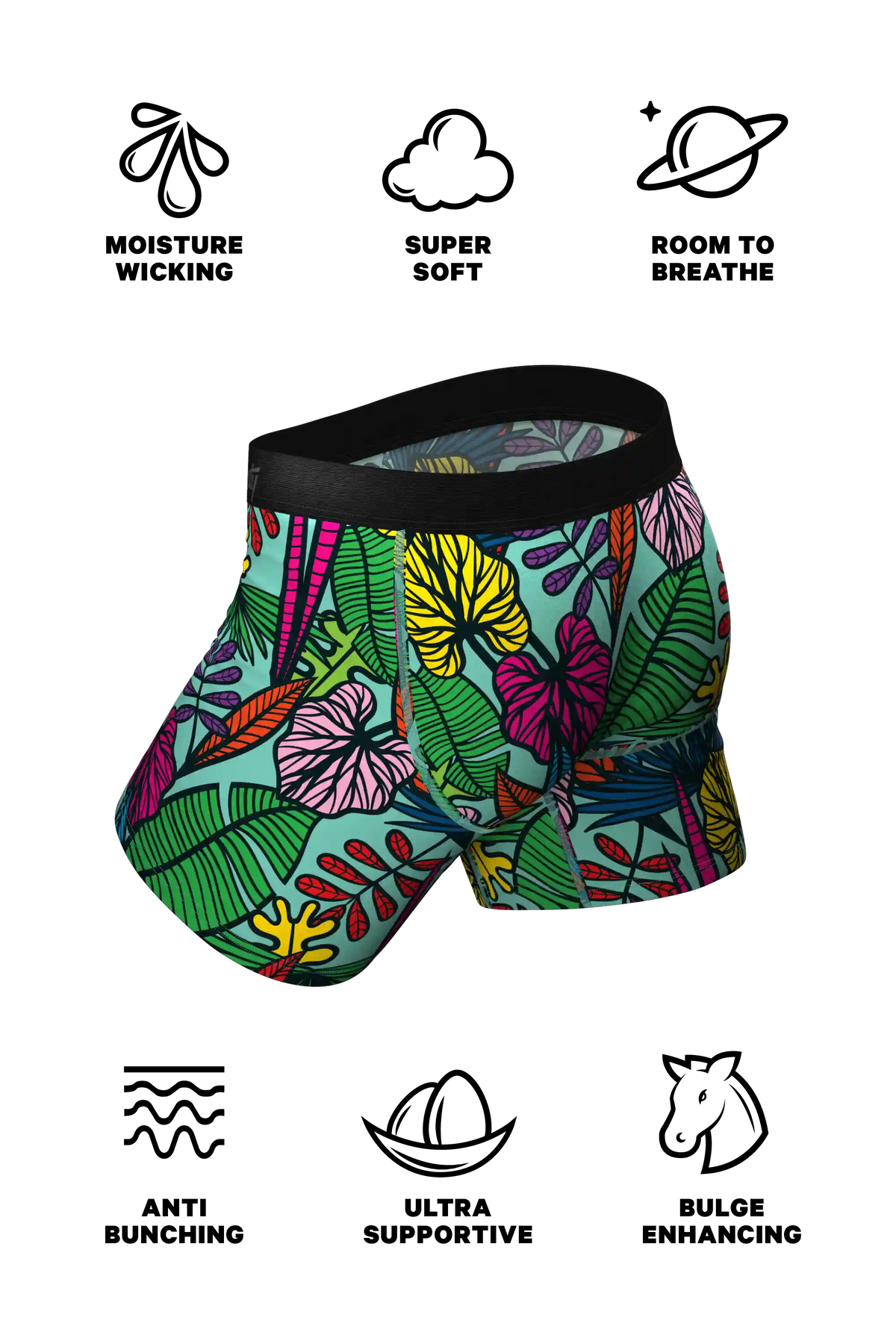 The Sex On The Beach | Tropical Ball Hammock® Pouch Underwear With Fly