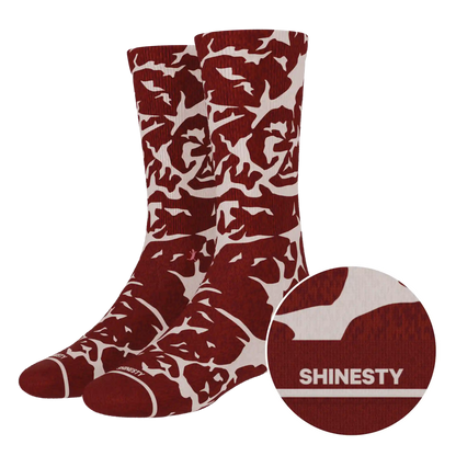 The Tomahawk | Marbled Meat Heel Hammock™ Crew Socks