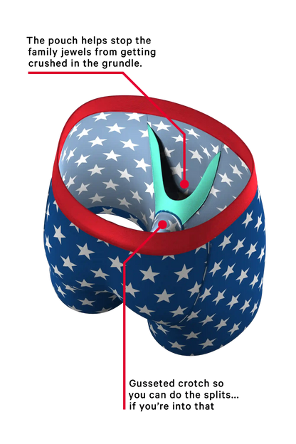 The Inferno | Torch and Flag Ball Hammock® Pouch Underwear