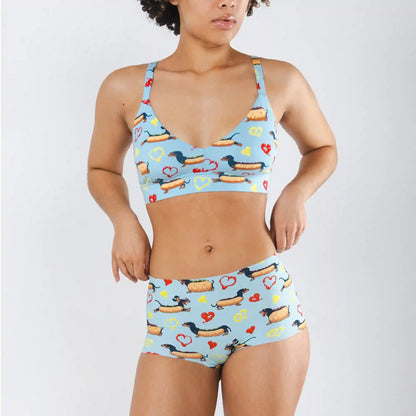 The Lovely Wiener | Wiener Dogs Women’s Seamless Boyshort