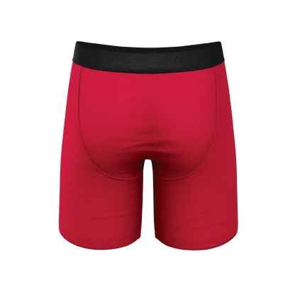 The Red Velvet | Dark Red Ball Hammock® Boxer - Long Leg