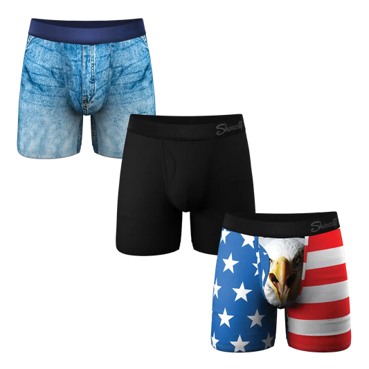 The Ultra USA Mix | paradICE™ Cooling Ball Hammock® Underwear 3 Pack