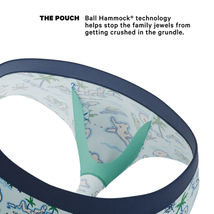 The Pirate's Booty | Naughty Map Ball Hammock® Pouch Underwear Briefs