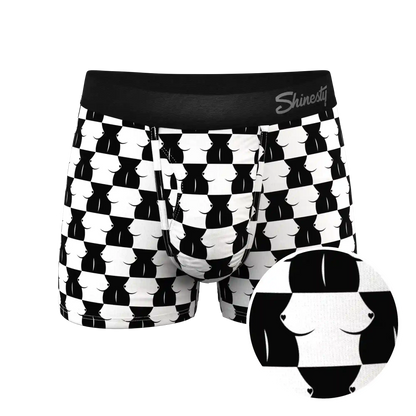 The Chest Mate | Checkered Ball Hammock® Pouch Trunks Underwear