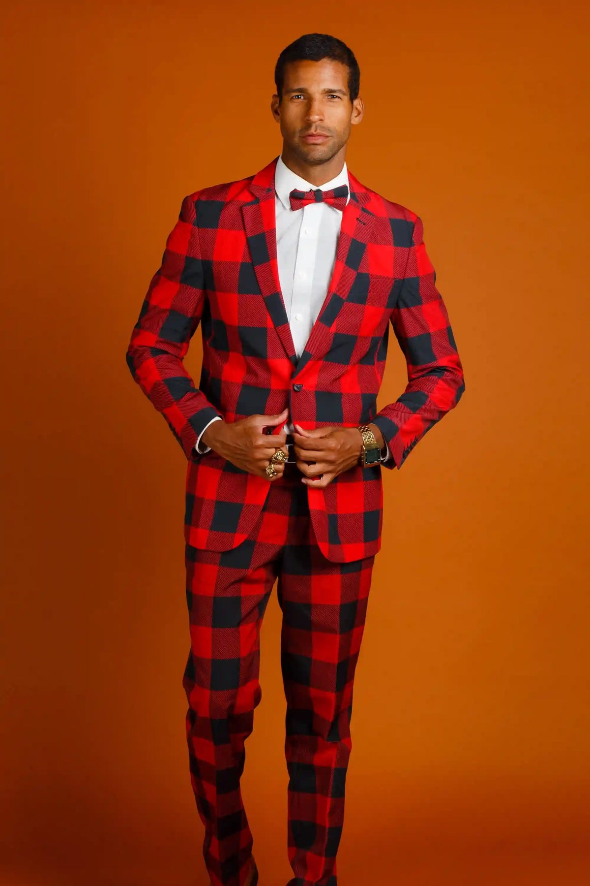 The Red & Black Lumberjack | Buffalo Check Suit