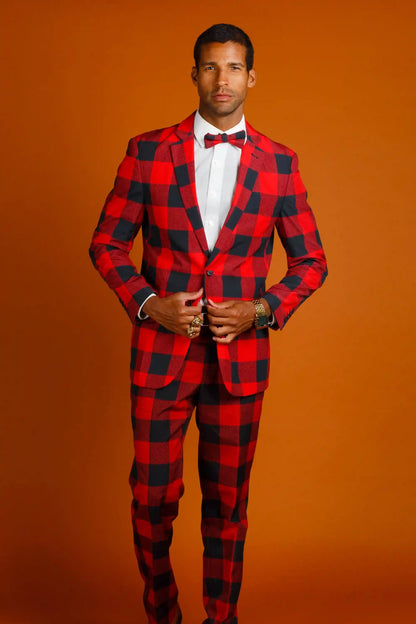 The Red & Black Lumberjack | Buffalo Check Suit