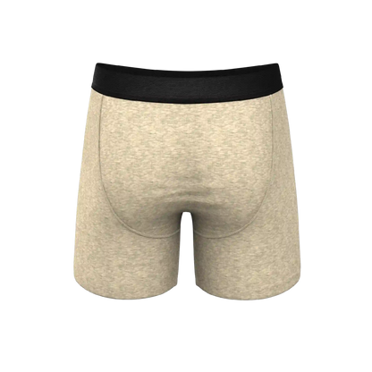 The Silver Fox | Oatmeal Heather Ball Hammock® Pouch Underwear With Fly
