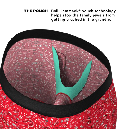 The Outlaw | Naughty Paisley Ball Hammock® Boxer - Long Leg