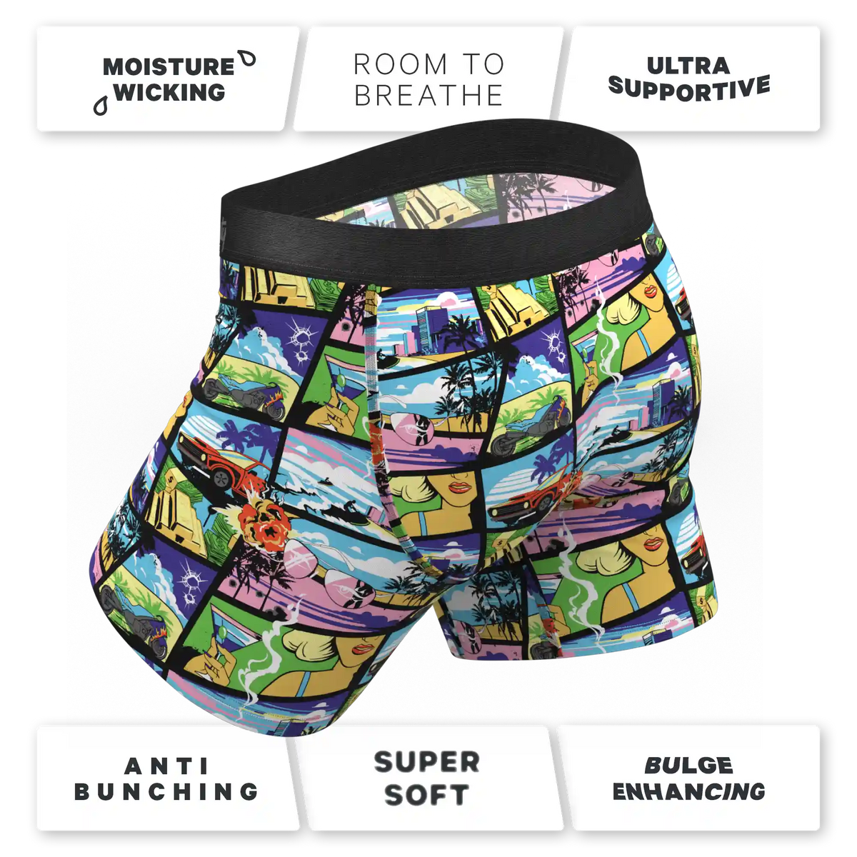 The Gas Pedal | Pop Art Ball Hammock® Pouch Underwear
