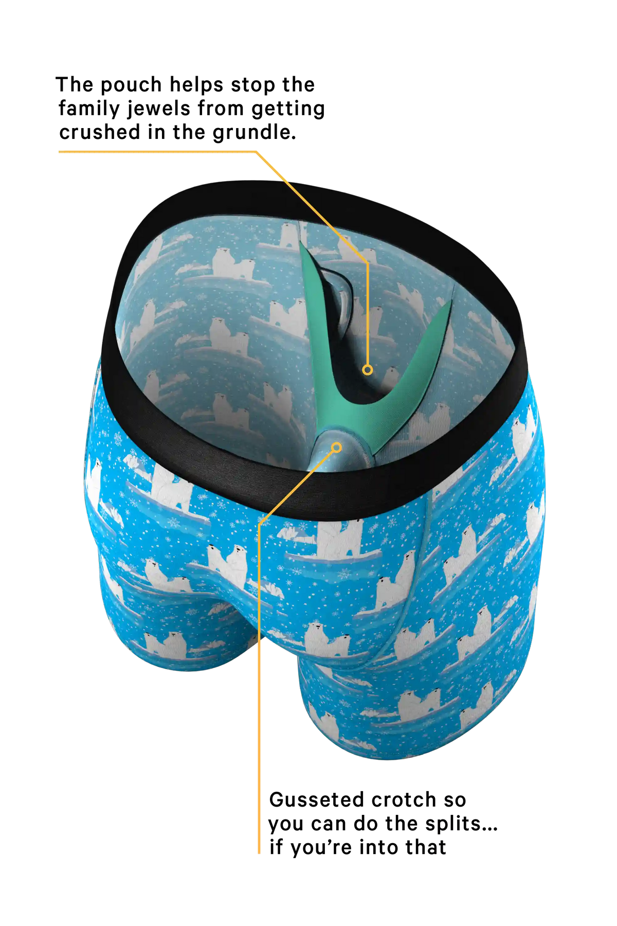 The How Coke Is Made | Polar Bears Ball Hammock® Boxer - Long Leg