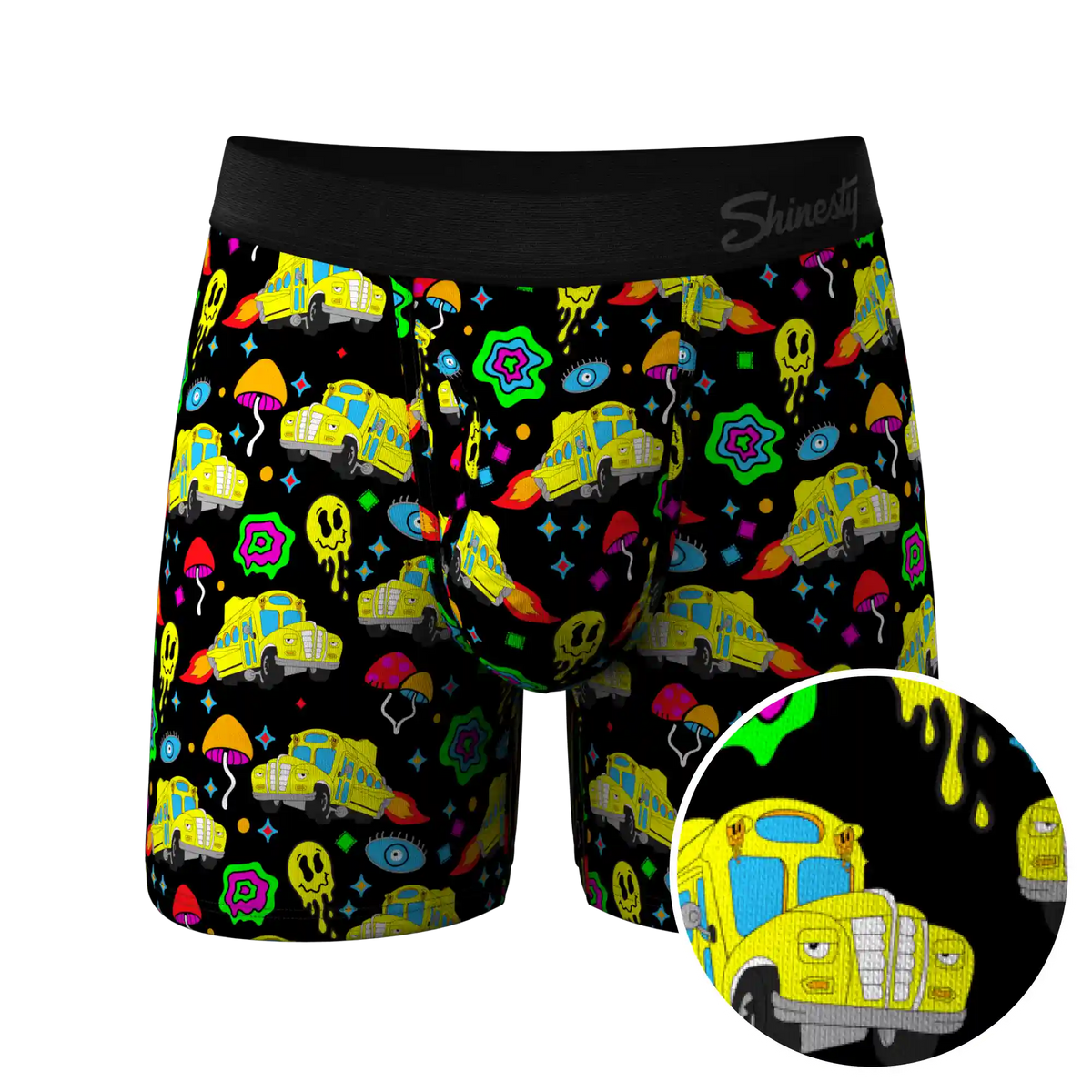 The Field Trip | School Bus Ball Hammock® Pouch Underwear With Fly