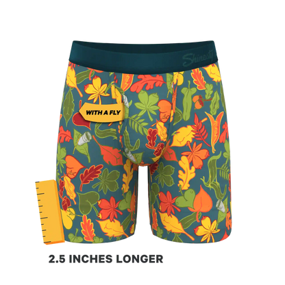 The Leaf Peeps | Naughty Leaves Ball Hammock® Boxer - Long Leg