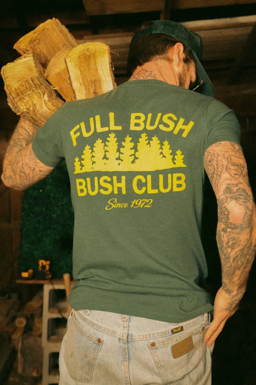 The Hedge Bet | Green Full Bush Bush Club Everyman™ T Shirt
