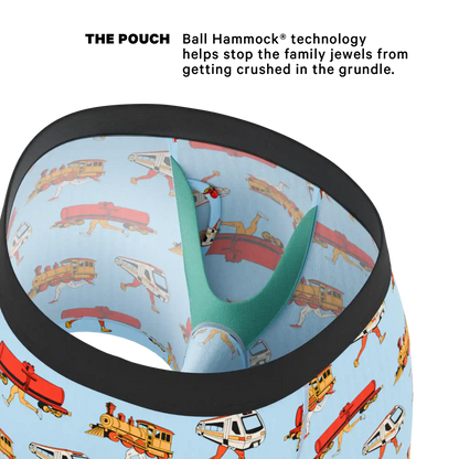The Runaway Train | Train Ball Hammock® Pouch Underwear With Fly