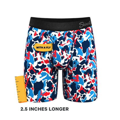 The Grand Finale | USA Camouflage Ball Hammock® Boxer - Long Leg