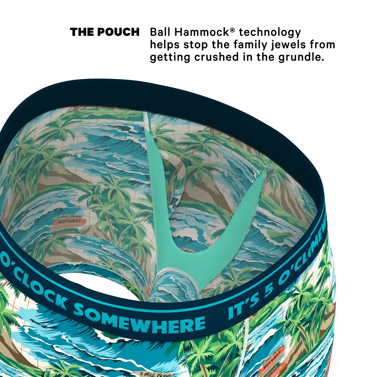 The Changes In Latitudes | Shinesty x Margaritaville® Ball Hammock® Pouch Underwear With Fly