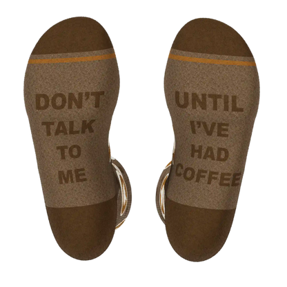 The Caf-fiend | Coffee Heel Hammock™ Crew Socks