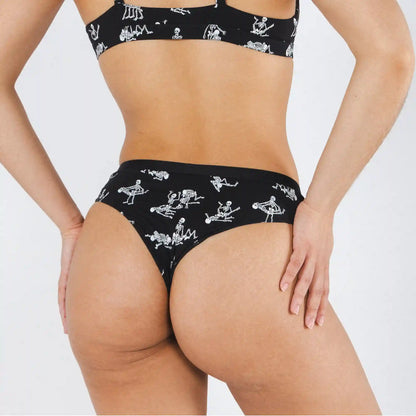 The Bare Back Bones | Glow in the Dark Skeletons Cheeky Underwear