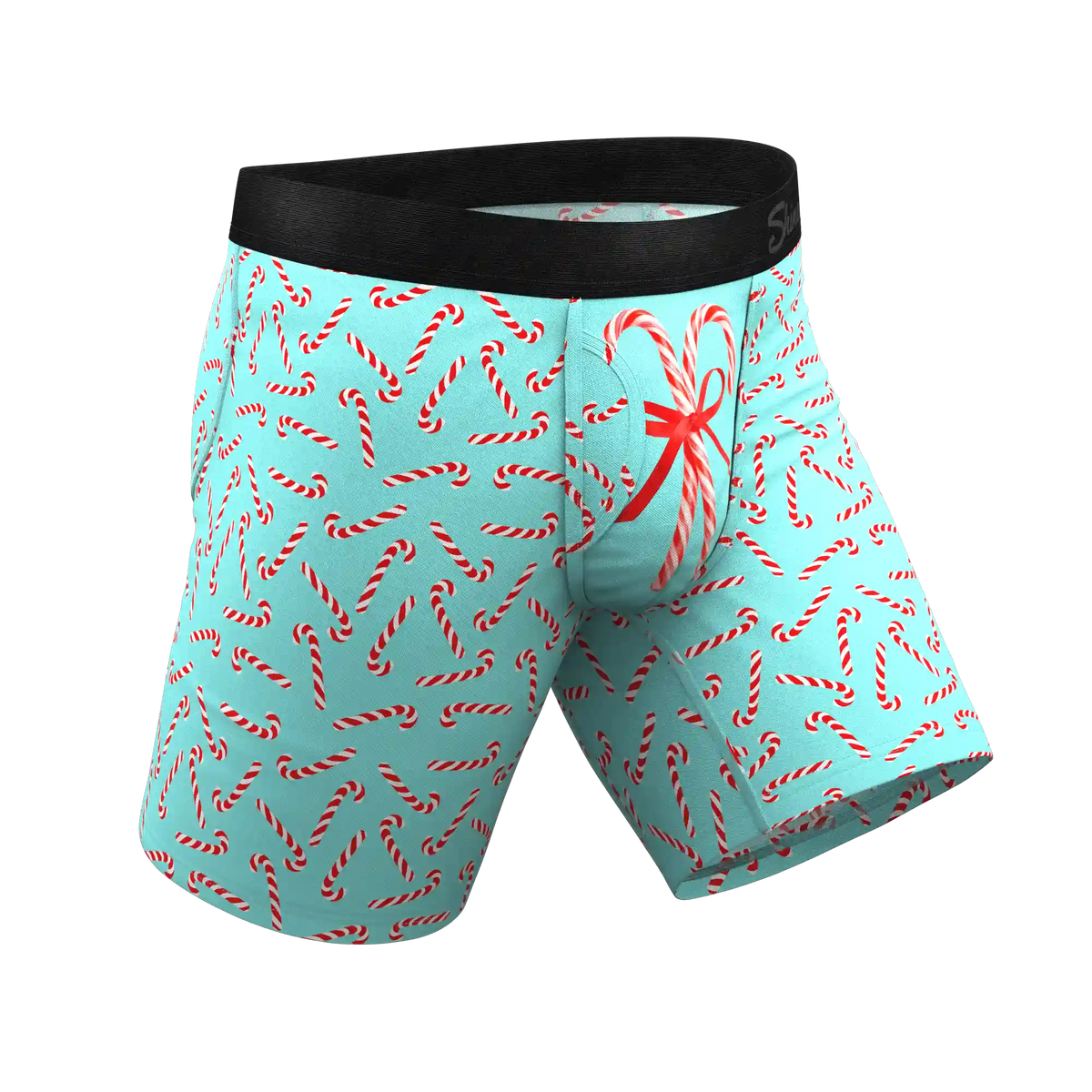 The Peppermint Pimp Canes | Candy Cane Ball Hammock® Boxer - Long Leg