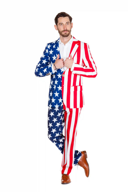 The Tommy J | American Flag Suit Pants