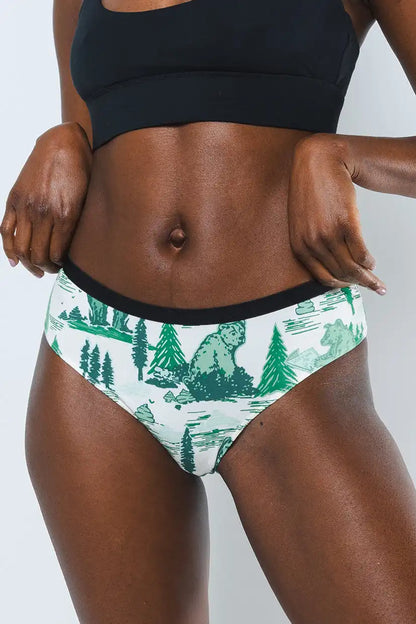 The Does A Bear | Green Toilet Bear Cheeky Underwear