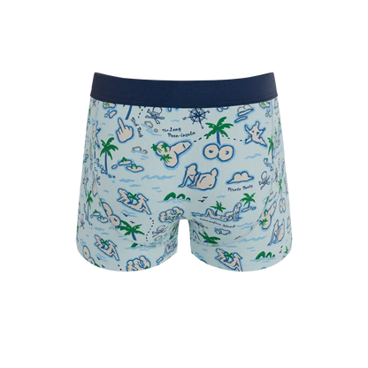 The Pirate's Booty | Naughty Map Ball Hammock® Pouch Trunks Underwear