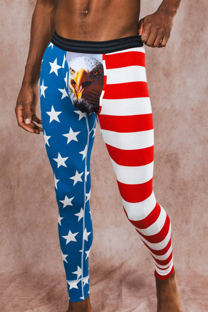 The Mascot | American Flag Ball Hammock® Long Johns
