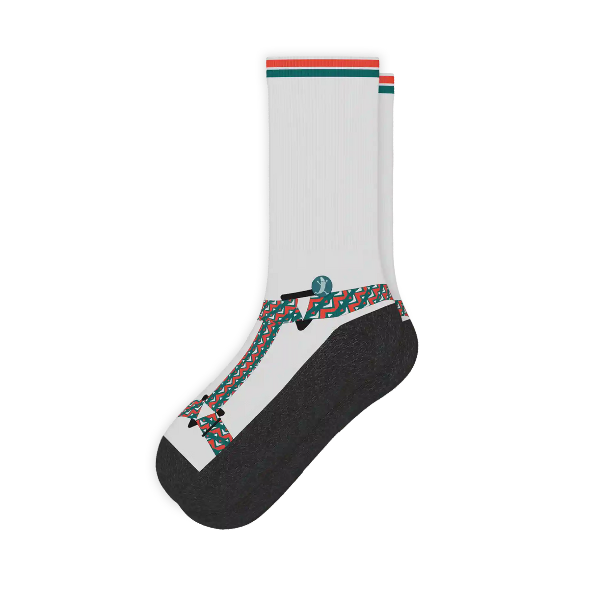 The Faux Pas | Velcro Sandal Heel Hammock™ Crew Socks
