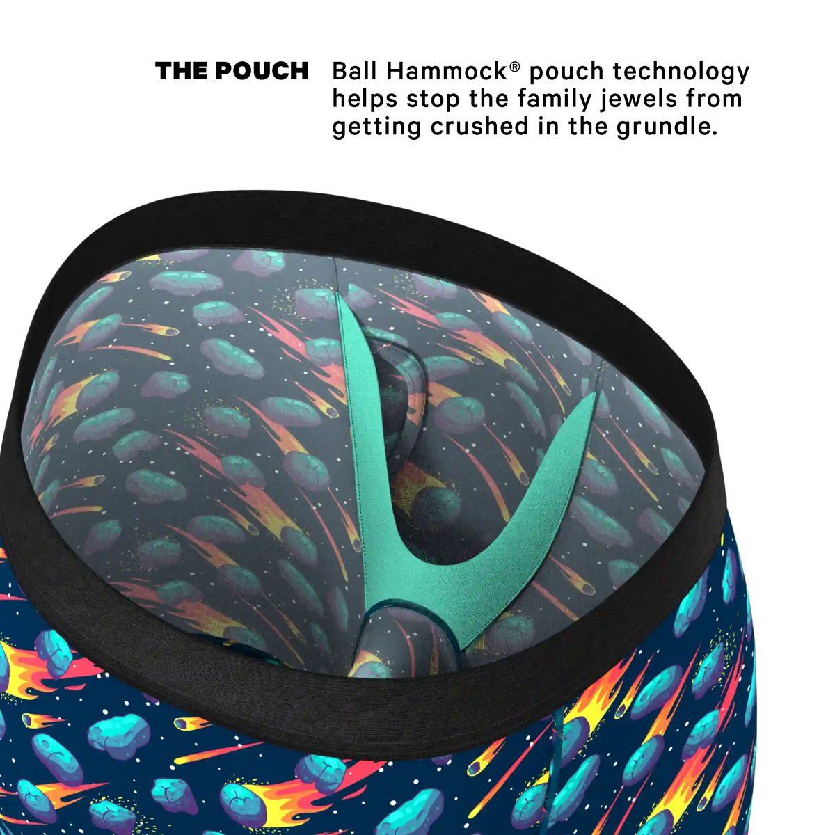 The Meateorite | Asteroid Ball Hammock® Boxer - Long Leg